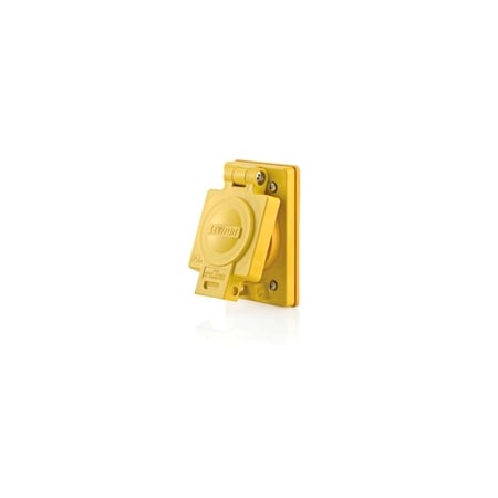 20A Locking Receptacle 3P 3W 125/250Vac Yl